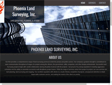 Tablet Screenshot of phoenix-surveying.com